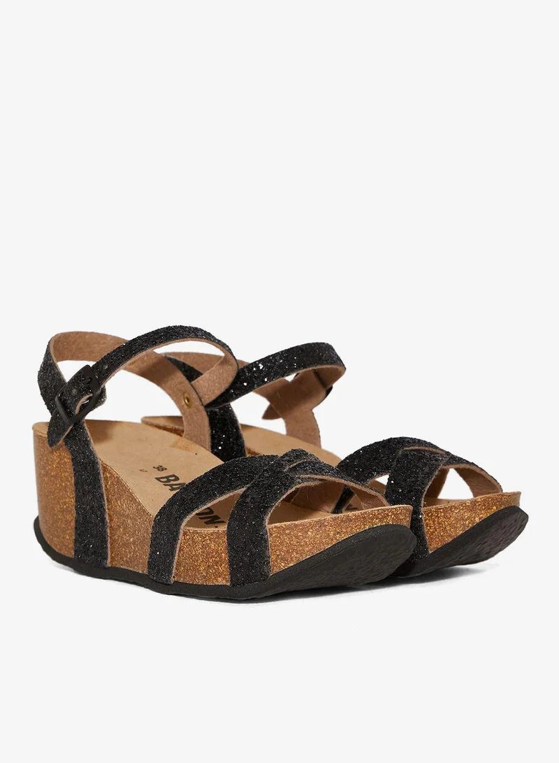 بيتون صندل بكعب ويدج