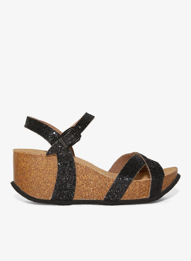 بيتون صندل بكعب ويدج