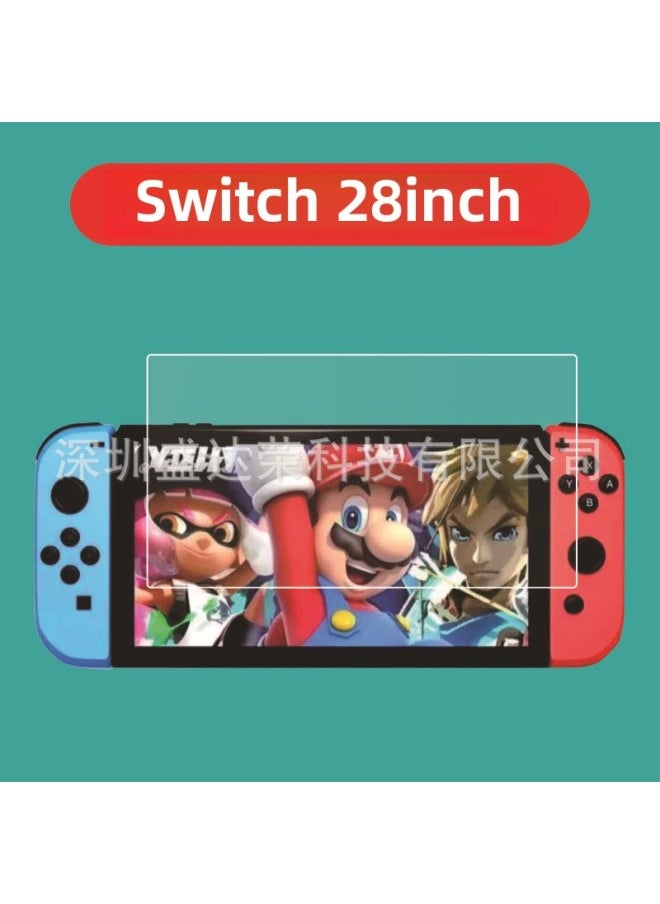 Generic Suitable For Nintendo Switch2 Tempered Film Handset Switch 2 Glass Film Eye Protection Purple Light Film Switch2-Color:Switch2-Size:High-definition High-aluminum Tempered Film With Curved Edges (bare Chip + Pearl Cotton Bag)  - Image 2