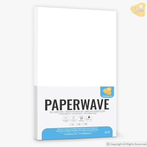 Lakeer A4 White Color Paper/Sheet 180-210 GSM Pack of 50 Sheets-White - Best for Art & Craft Work, Project Work - Image 2