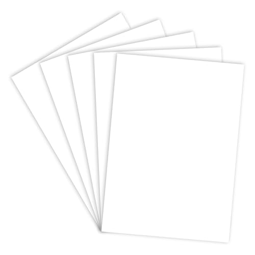 Lakeer A4 White Color Paper/Sheet 180-210 GSM Pack of 50 Sheets-White - Best for Art & Craft Work, Project Work - Image 1