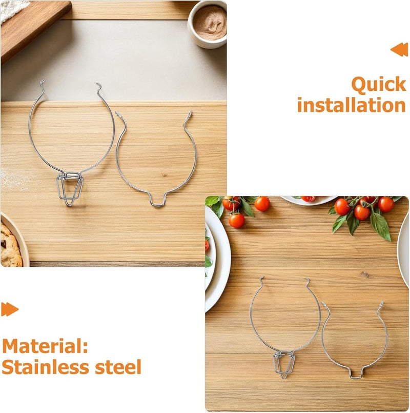 15pcs Stainless Steel Canning Jar Lid Latch Clips with Wire Clamp Fasteners for Airtight Glass Containers Large 500ml+ Sealed Storage Jars Kitchen Pantry Use - Image 3