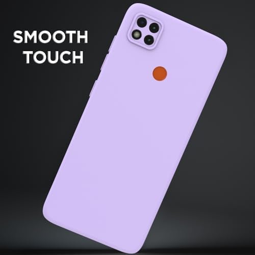 Pikkme Soft Matte Liquid Silicone TPU Camera Protection Shockproof Slim Back Case for Mi Redmi 10A / Redmi 9 / Redmi 9C / 9 Activ/Poco C31 (Purple) - Image 2