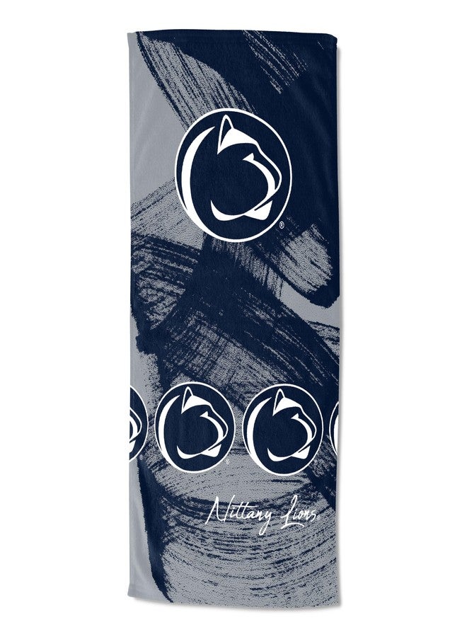 Northwest NCAA Penn State Nittany Lions Oversized Microfiber Beach Towel, 40 x 72 Inches – Quick Dry, Sand Resistant, Lightweight, Highly Absorbent, Distorter Design - Image 1
