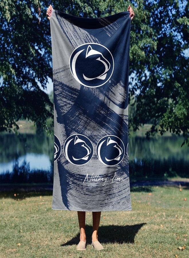 Northwest NCAA Penn State Nittany Lions Oversized Microfiber Beach Towel, 40 x 72 Inches – Quick Dry, Sand Resistant, Lightweight, Highly Absorbent, Distorter Design - Image 5