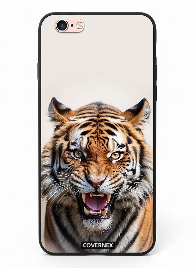 Covernex Apple iPhone 6s Protective Case Cover Printed Featuring Roaring Tiger - Image 2