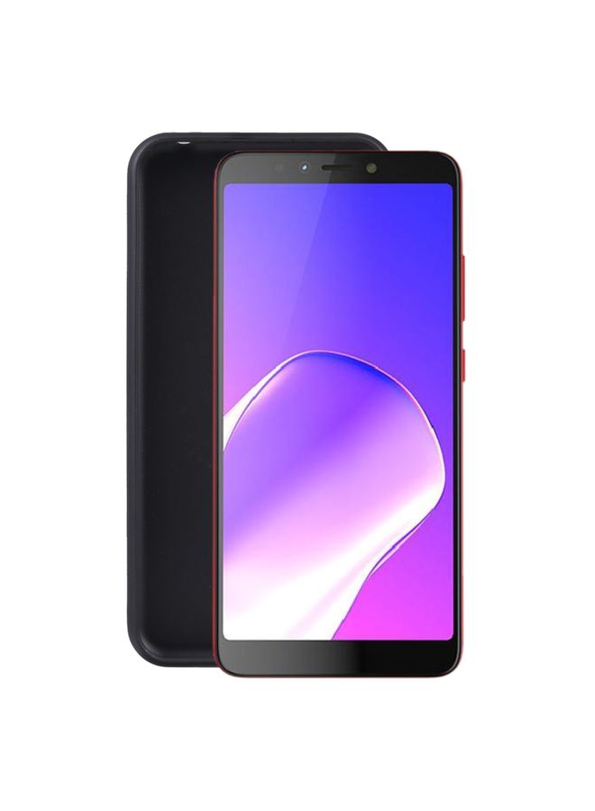HuHa Case Cover For TPU Phone Case For Tecno Hot 6 Pro(Pudding Black) 