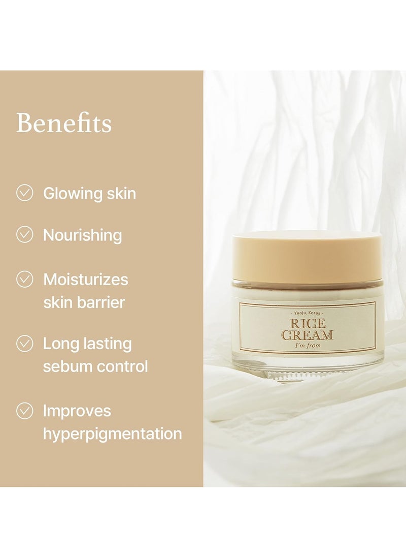 I'M FROM Rice Skin Cream 1.76oz 50g  - Image 4