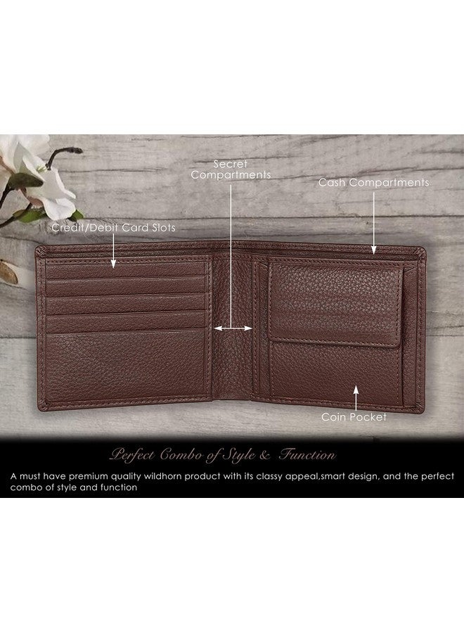 Wildhorn محفظة جلدية بنية للرجال من وايلدهورن - Image 3