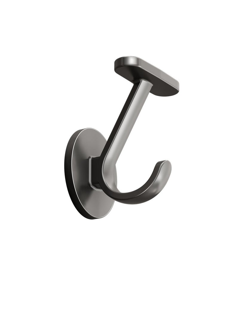 MIXDE Wall-Mounted Coat Hooks,4 Pack Matte Grey Hooks For Hanging Coats And Hat Hook,Door Towel Hooks For Bathrooms  - Image 4