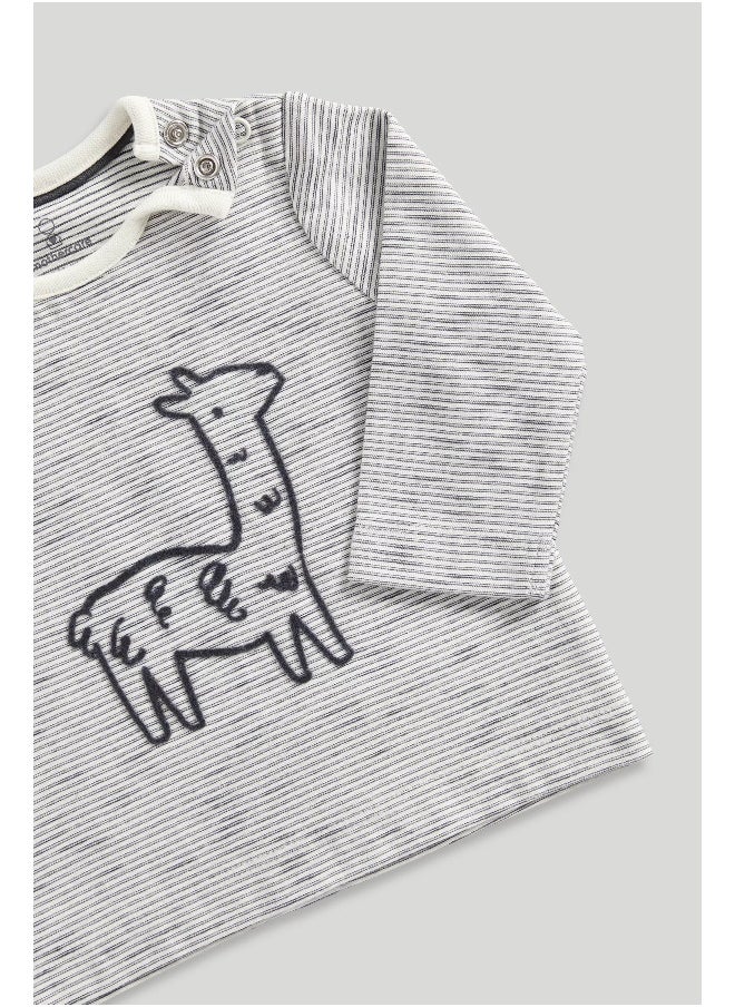 mothercare - Grey T-Shirt and Jogger Set - Image 1
