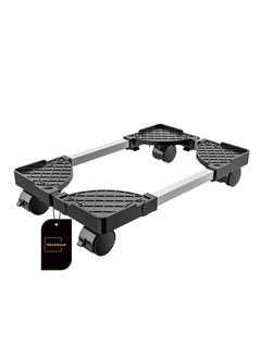 Mobile CPU Stand Adjustable Computer Tower Stand with 4 Caster Wheels Fits Most PC
