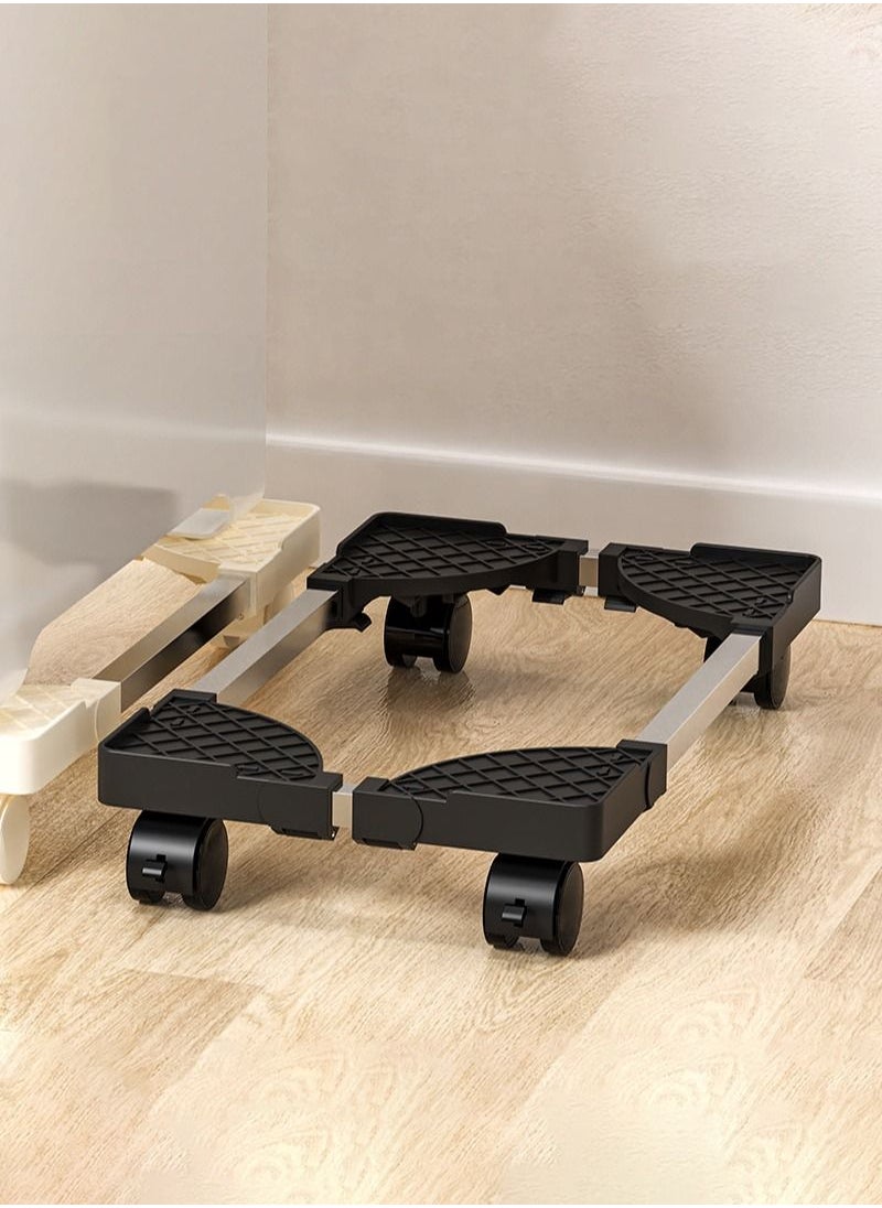 FlashHawk - Mobile CPU Stand Adjustable Computer Tower Stand with 4 Caster Wheels Fits Most PC - Image 1