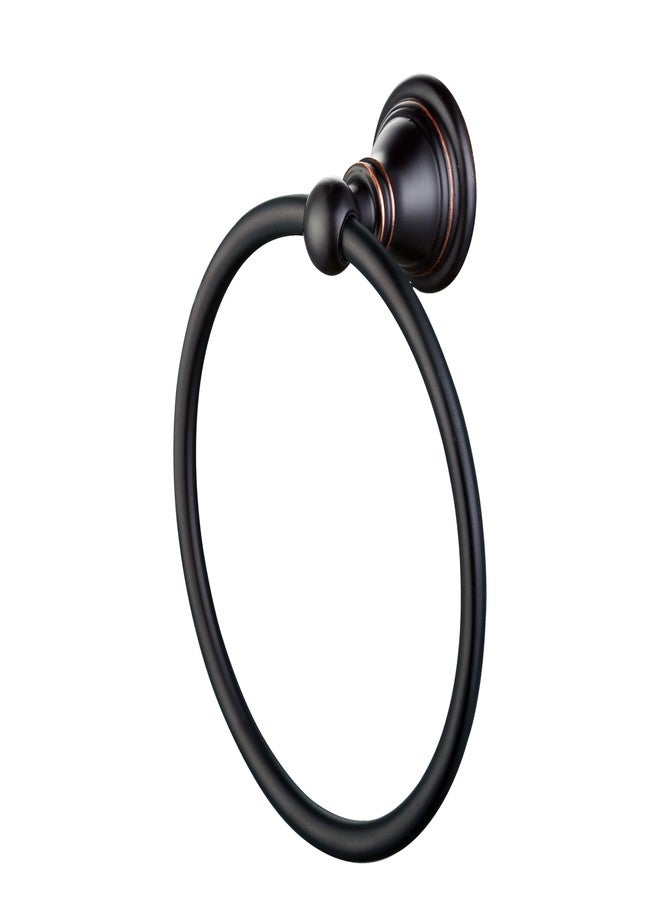 Derengge F-0801-ORB Bath Towel Ring, Bathroom Hardware Accessories Wall Mounted Towel Holder for Bathroom,Oil Rubbed Bronze Finished - Image 1