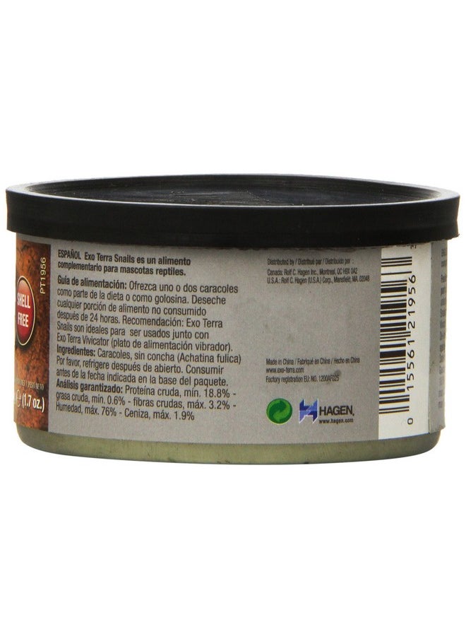 Exo Terra Exo Terra Specialty Reptile Food - Canned Unshelled Snails for Reptiles - Nutrient-Rich, Softened Exoskeleton for Easy Digestion - No Live Insects Needed - Convenient, Ready-to-Serve Meal  - Image 3