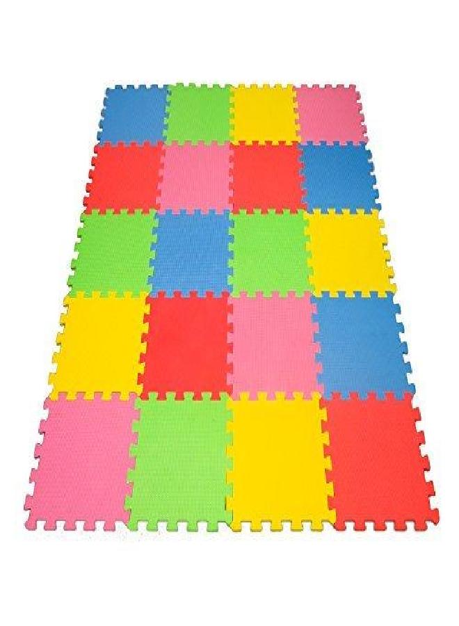 Angels 20 XLarge Foam Mats Toy ideal Gift, Colorful Tiles Multi Use, Create & Build A Safe PLay Area Interlocking Puzzle eva Non-Toxic Floor for Children Toddler Infant Kids Baby Room & Yard Superyard - Image 4