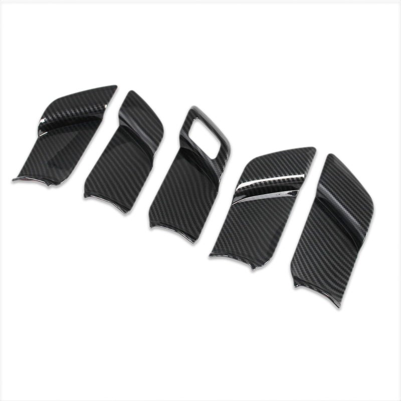 Beautost for Toyota Prius 2023 2024 2025 2026 Interior Door Handle Bowl Panel Cover Trims Carbon Fiber Black - Image 2
