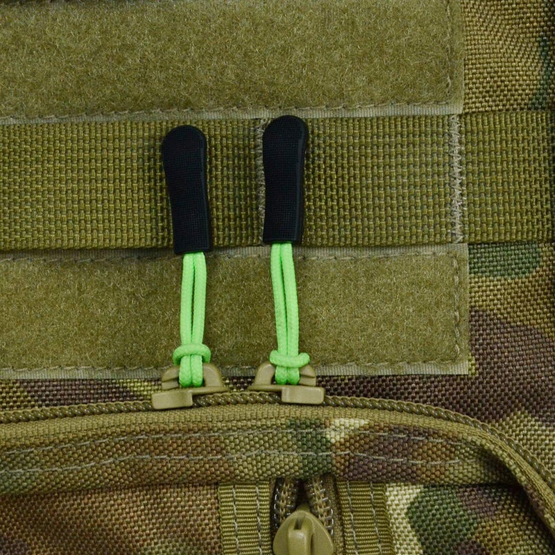 DYZD Durable Zipper Pulls Tab Tags Cord Pulls Zipper Extension Zip Fixer For Backpacks  Jackets  Luggage  Purses  Handbags (10Pcs  Green) - Image 2