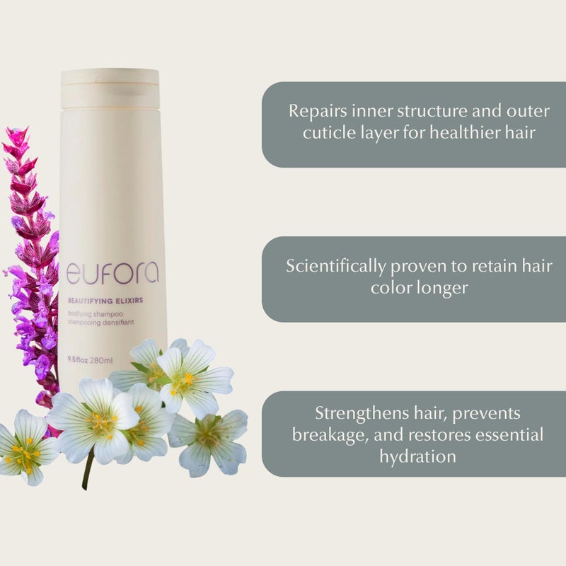 Eufora Beautifying Elixirs Bodifying Shampoo 9.5 Oz - Image 3