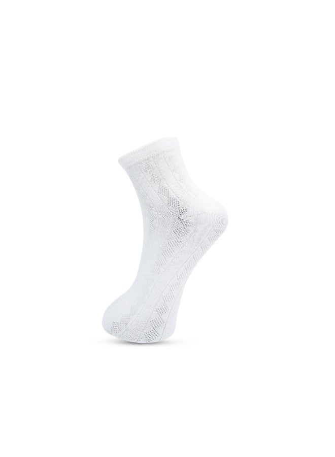 White Leaf Socks for Men Ankle Length Athletic Running Socks, Pack of 3, One Size - Image 3