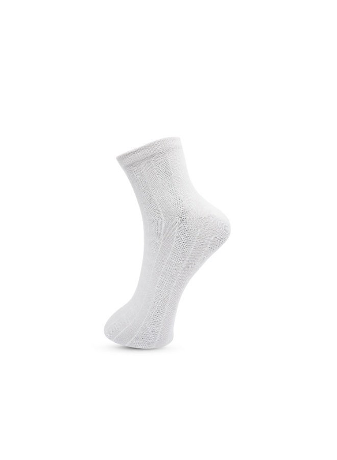 White Leaf Socks for Men Ankle Length Athletic Running Socks, Pack of 3, One Size - Image 4