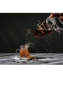 Tealand Borosilicate Heat Resistant Glass Teapot with Removable Stainless Steel Infuser for Loose Tea and Tea Maker ( 0.8 Liter)  - Image 3