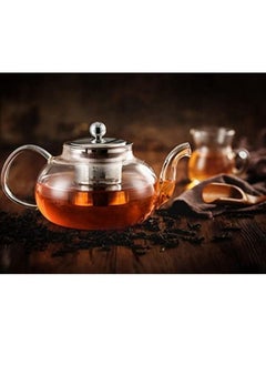 Tealand Borosilicate Heat Resistant Glass Teapot with Removable Stainless Steel Infuser for Loose Tea and Tea Maker ( 0.8 Liter)  - Image 5
