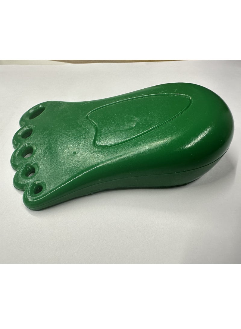 terrain Terra Play Door Stopper - Foot Shaped - For Homes, School, Nurseries & More (Green)  - Image 2