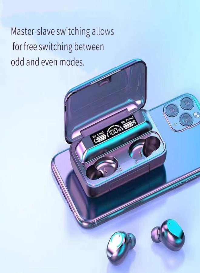 True Wireless Bluetooth Earbuds – In-Ear Headphones with Noise Cancellation, Touch Control, HD Stereo Sound, Built-in Mic, Fast Charging Case – iOS/Android Compatible - Image 2