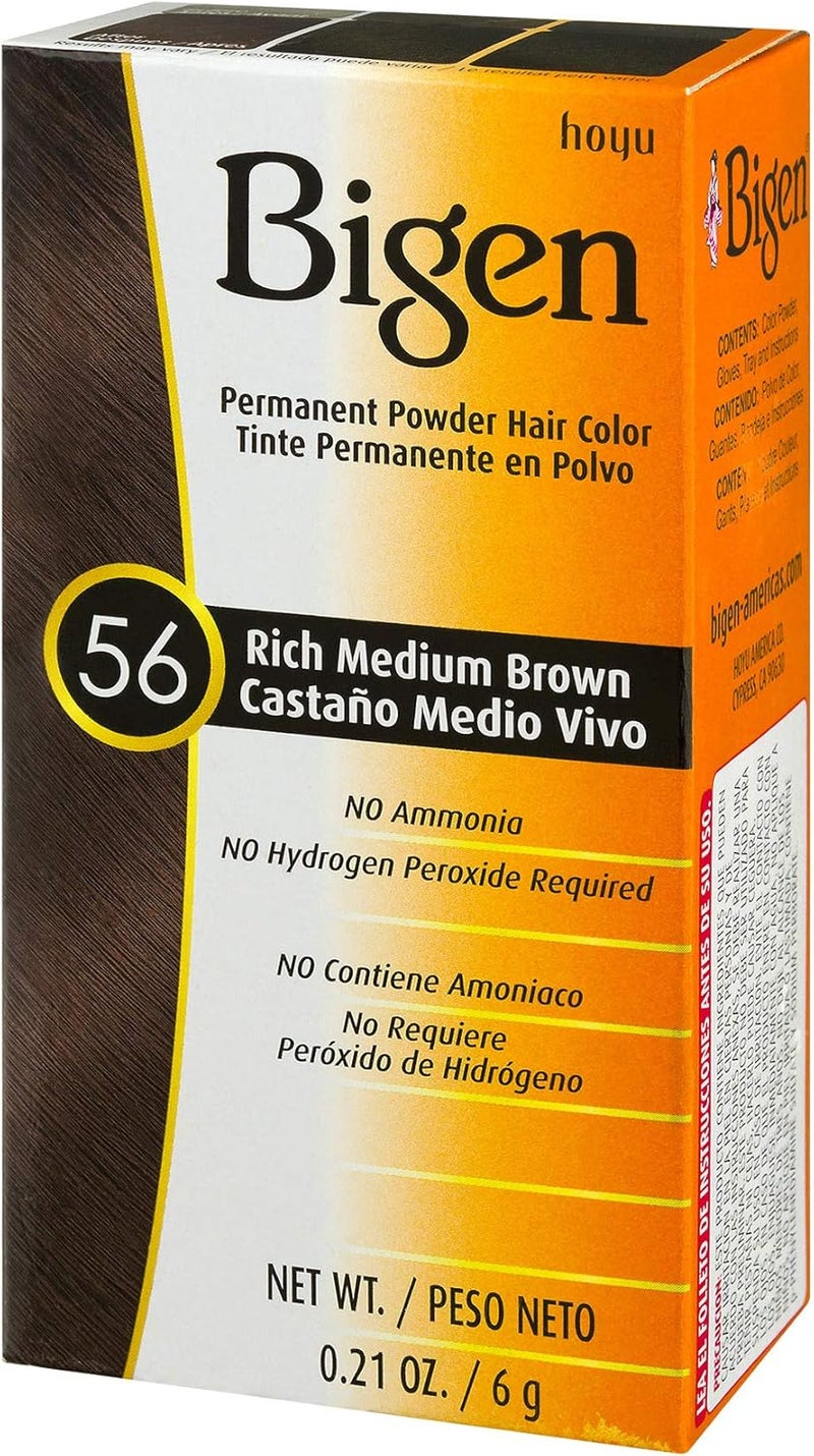 Bigen Permanent Powder Hair Color in Rich Medium Brown - 0.21 Ounce - Image 2