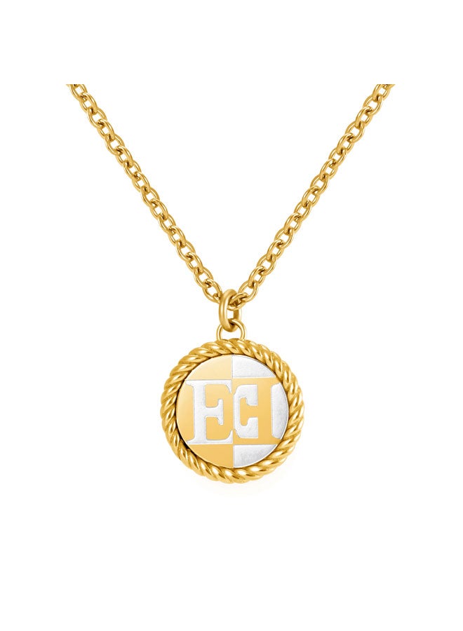 ESCADA Madelene Rose Gold & Yellow Plated Stainless Steel Necklace for Women 360mm - Image 2
