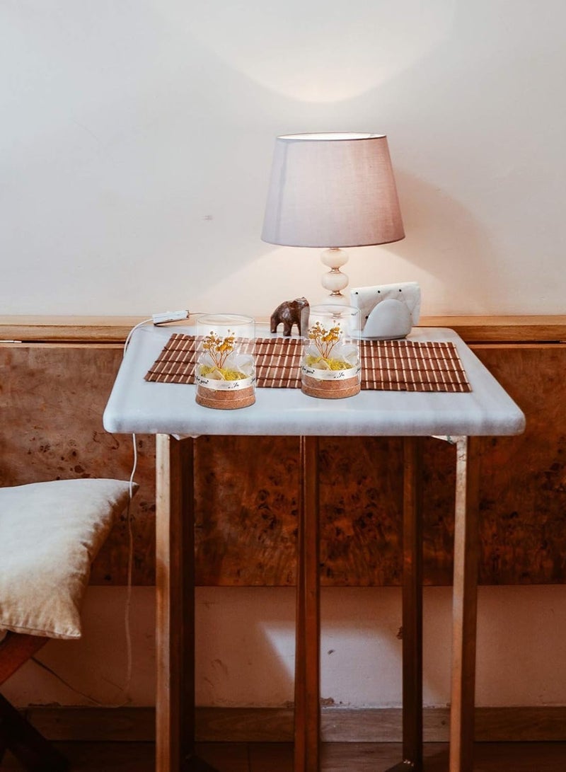 Excefore Preserved Flower In Glass Dome Everlasting Forever Handmade Rose Galaxy Flower Artificial Flower Natural Eternal Never Withered Flowers, Mother's Day, Anniversary, Birthday - Image 2