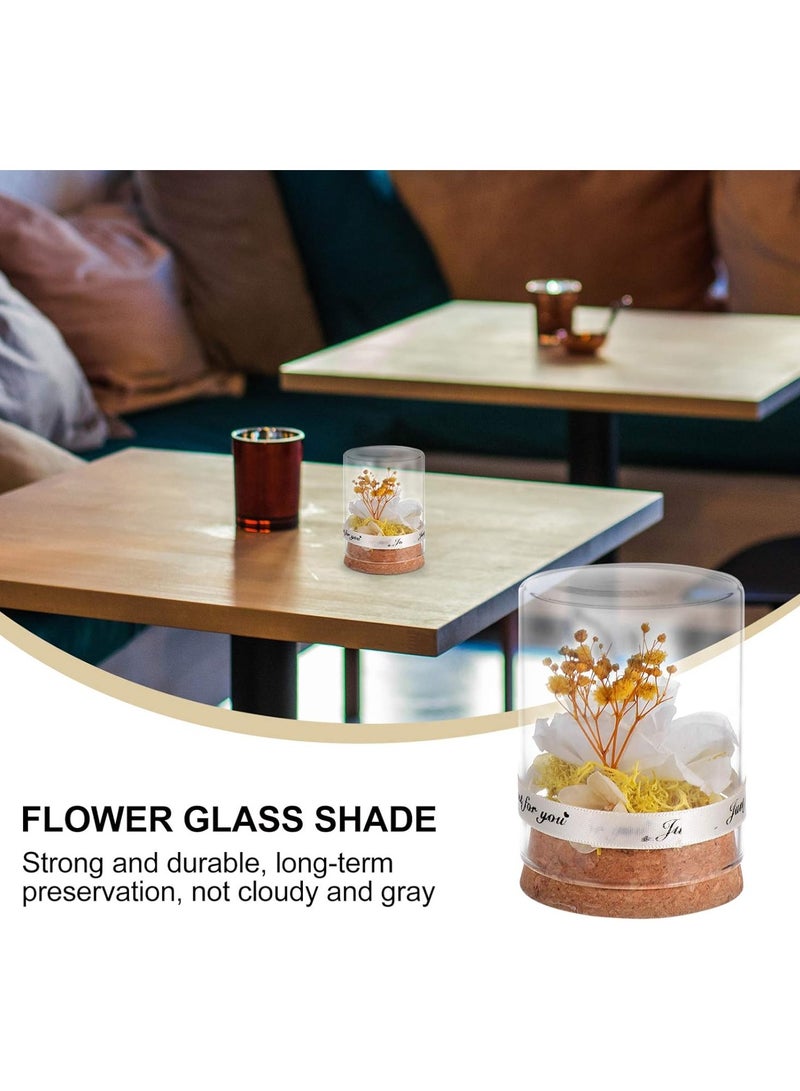 Excefore Preserved Flower In Glass Dome Everlasting Forever Handmade Rose Galaxy Flower Artificial Flower Natural Eternal Never Withered Flowers, Mother's Day, Anniversary, Birthday - Image 3