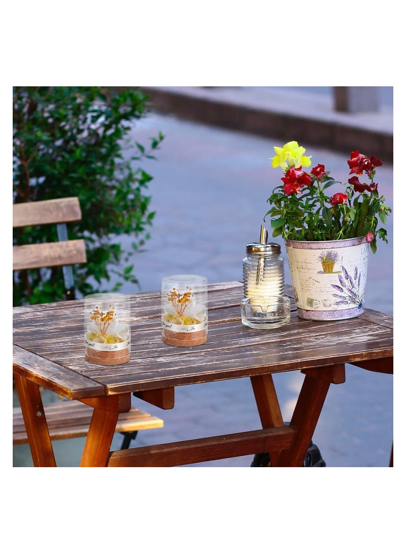 Excefore Preserved Flower In Glass Dome Everlasting Forever Handmade Rose Galaxy Flower Artificial Flower Natural Eternal Never Withered Flowers, Mother's Day, Anniversary, Birthday - Image 4