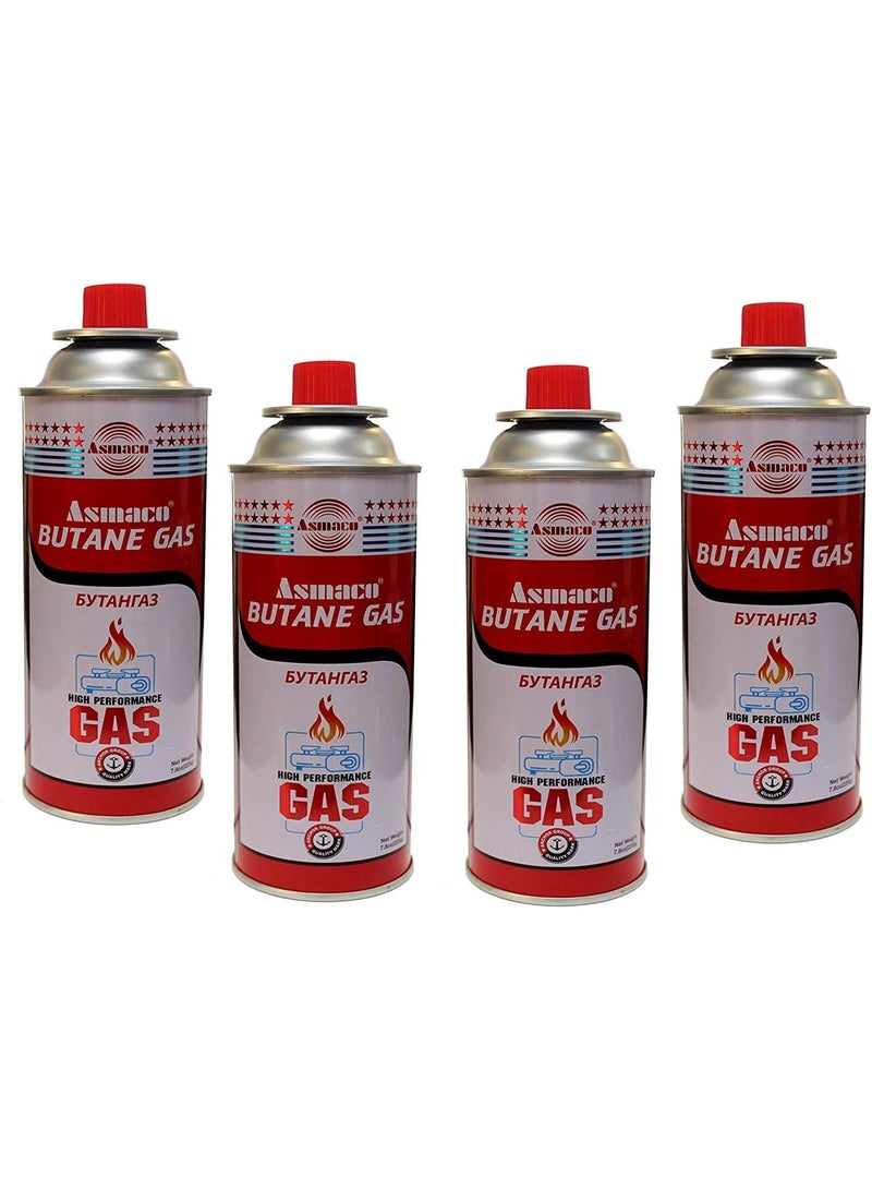 اسماكو عبوات غاز البيوتان من أسمكو 4 قطع