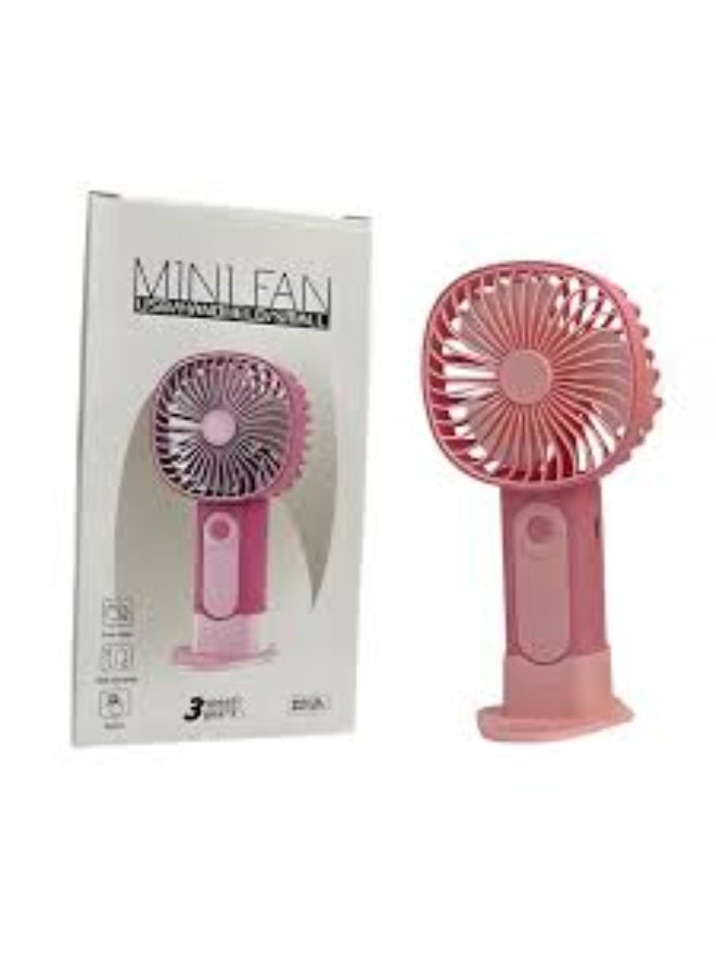 Mini Cute Table Fan with Base - USB Charging - Image 2