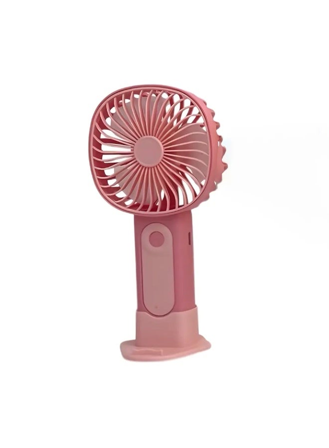 Mini Cute Table Fan with Base - USB Charging - Image 1