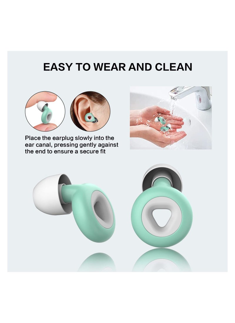 Generic - Ear Plugs, Ear Plugs for Sleeping Noise Cancelling, Super Soft, Reusable Ear Plugs, Hearing Protection in Flexible Silicone - Image 1