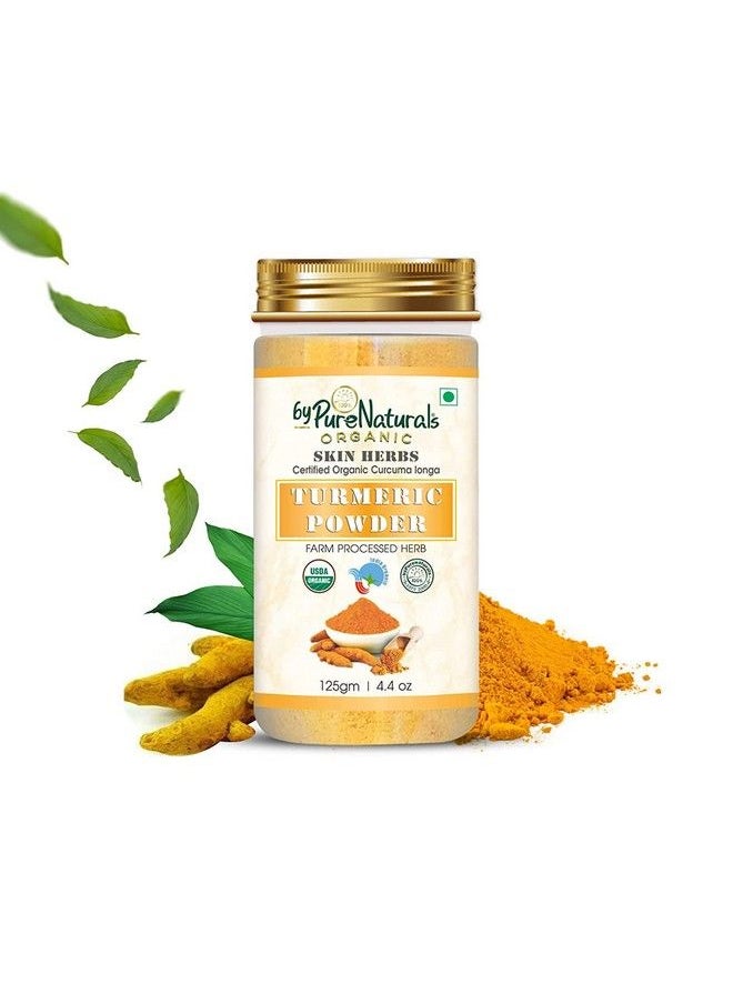 byPurenaturals - 100% Natural Herbal Organic Turmeric Powder For Skin Whitening 125Gm - Image 1