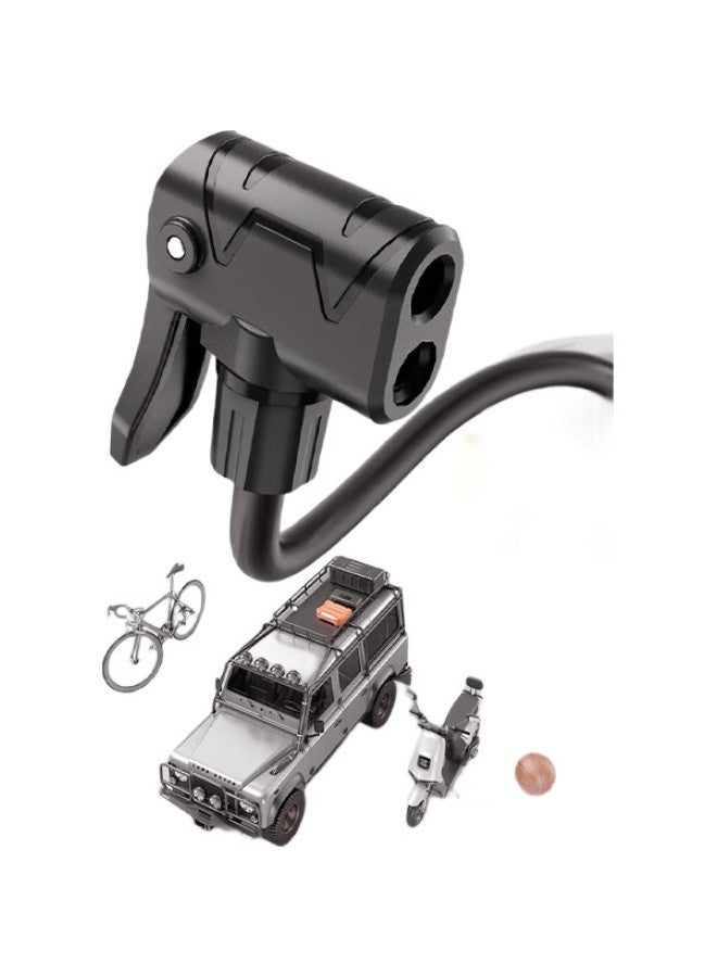 Move Iron Bicycle Pump With Digital Pressure Gauge, High-Pressure Air Pump For Mountain And Road Bikes, Basketball, Multi-Functional Air Pump - Image 1