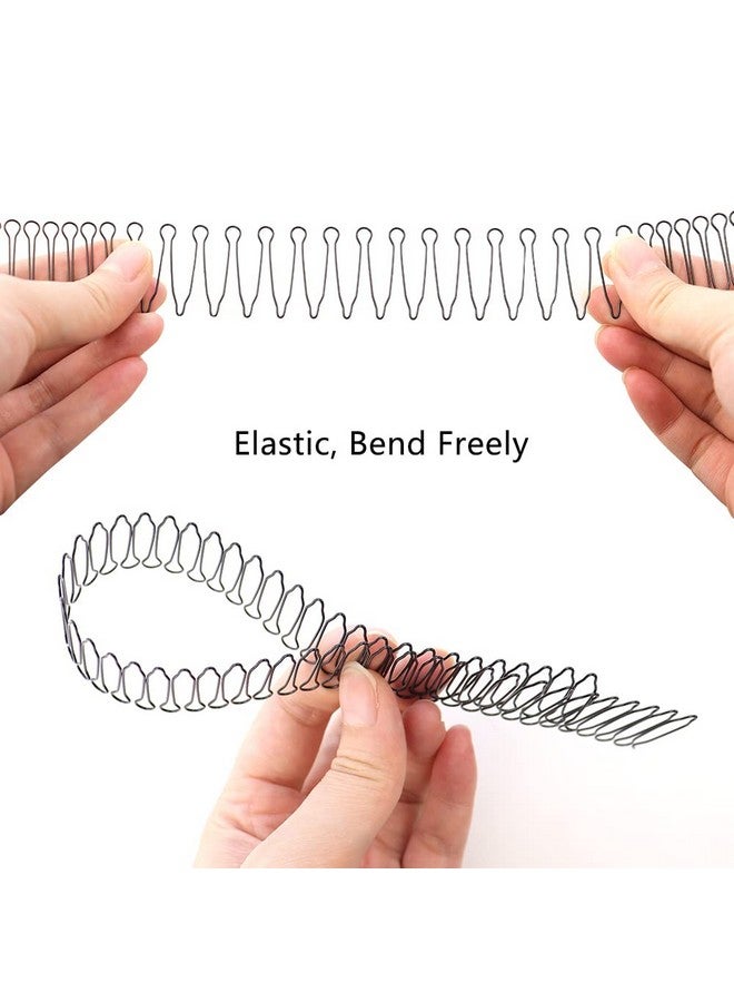 TCOTBE 5 Pcs U Shape Hair Styling Accessories - Wavy Combs, U Pin Clips, Metal Wire Combs, Mini Bangs Holders for Updo Styling, Hair Finishing Fixers, and Invisible Hairstyles for Girls and Women - Image 3