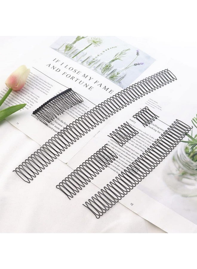 TCOTBE 5 Pcs U Shape Hair Styling Accessories - Wavy Combs, U Pin Clips, Metal Wire Combs, Mini Bangs Holders for Updo Styling, Hair Finishing Fixers, and Invisible Hairstyles for Girls and Women - Image 4