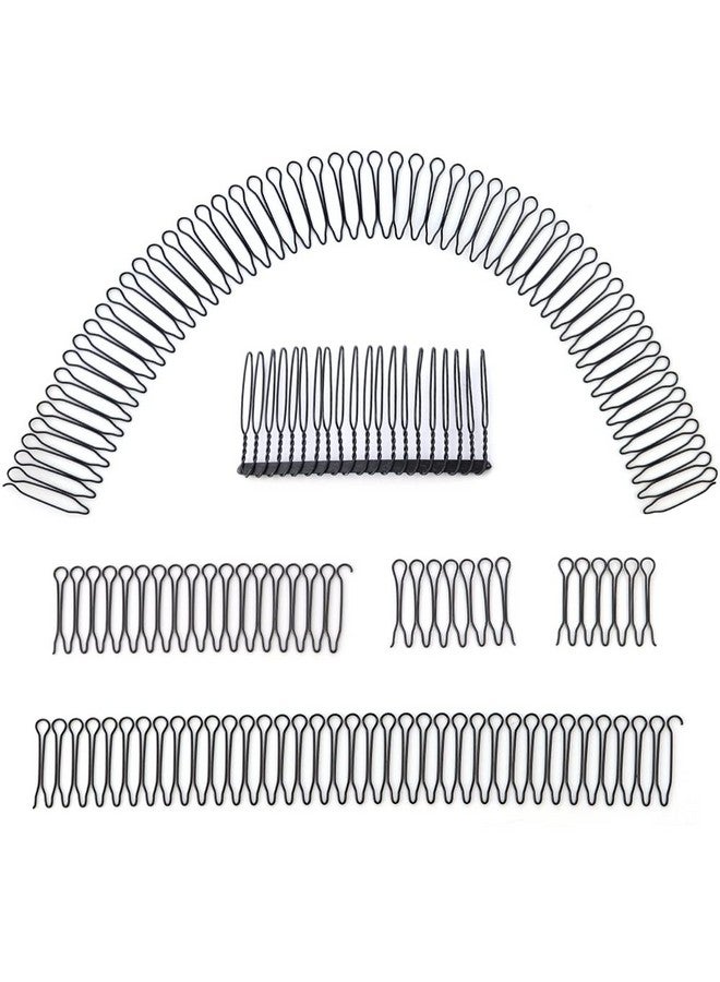 TCOTBE 5 Pcs U Shape Hair Styling Accessories - Wavy Combs, U Pin Clips, Metal Wire Combs, Mini Bangs Holders for Updo Styling, Hair Finishing Fixers, and Invisible Hairstyles for Girls and Women - Image 1
