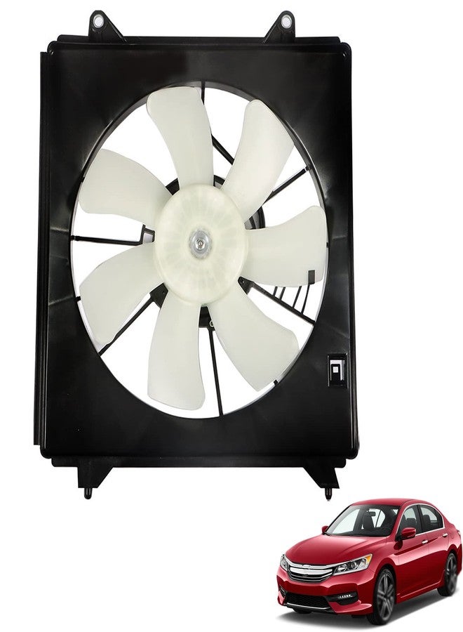 munirater مروحة تبريد رادياتير السيارات من مونيراتر، بديل للجانب الأيمن، لسيارات أكورد LX EX LX-S Touring موديلات 2013-2017، رقم القطعة 620297 386155A2A01 HO3113134 - Image 1