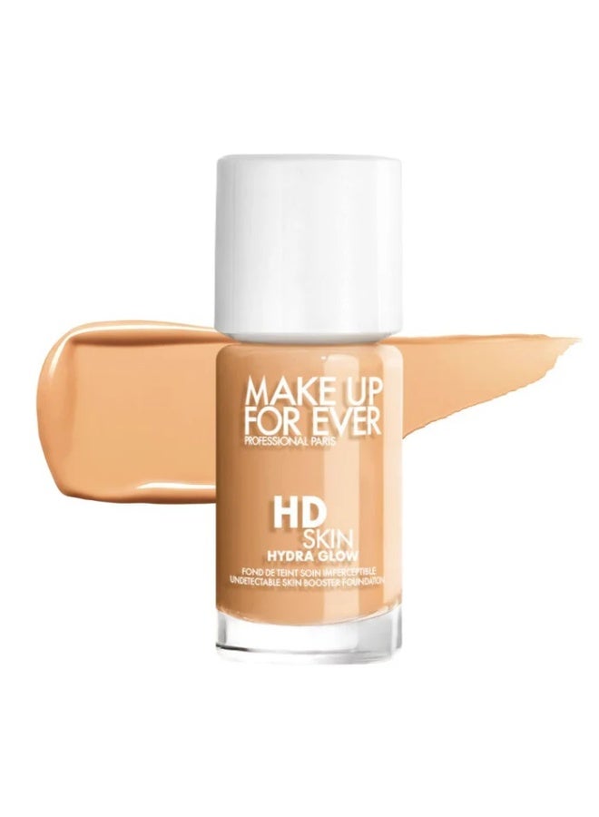 Make Up For Ever HD Skin Hydra Glow Foundation 2Y32 Warm Caramel 30ml - Image 2