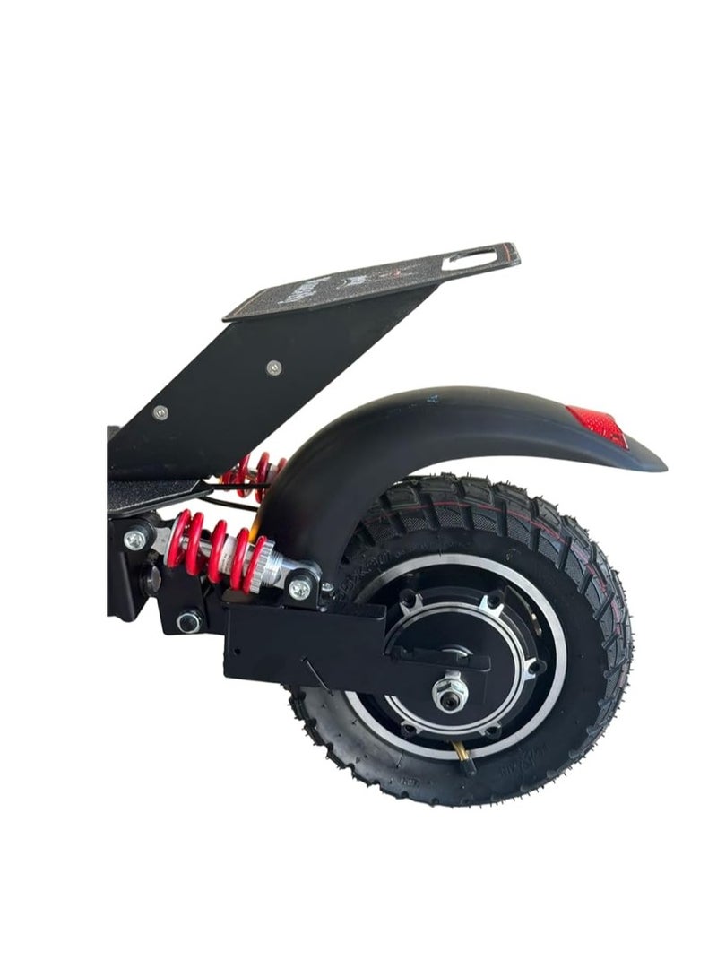 وينر سكاي سكوتر كهربائي W1 الفائز Sky 48v 13Ah Kick Scooter 2024، محرك 2000 واط، بطارية 48V 13A، مسافة 25 إلى 30 كم كاملة قابلة للطي، مكبر صوت بلوتوث، مقعد قابل للإزالة والطي، أسود - Image 3