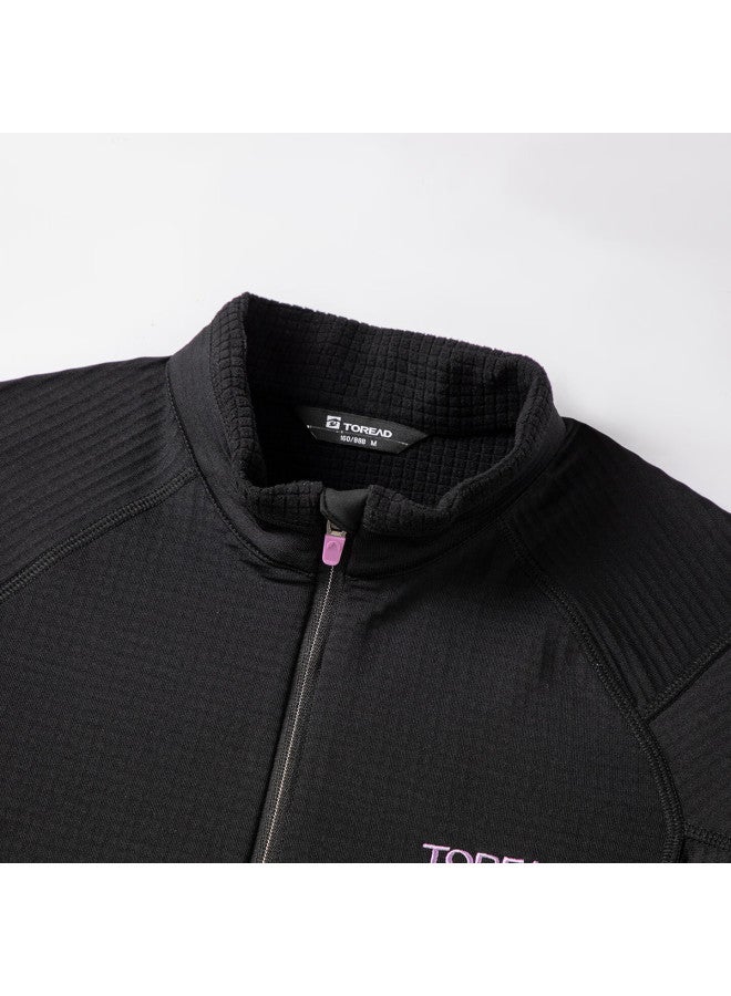 Toread Fleece Jacket 25 Autumn Winter Couples Ultra-light Pullover Anti-static Warm Casual Base Layer Taccan92006 - Image 4