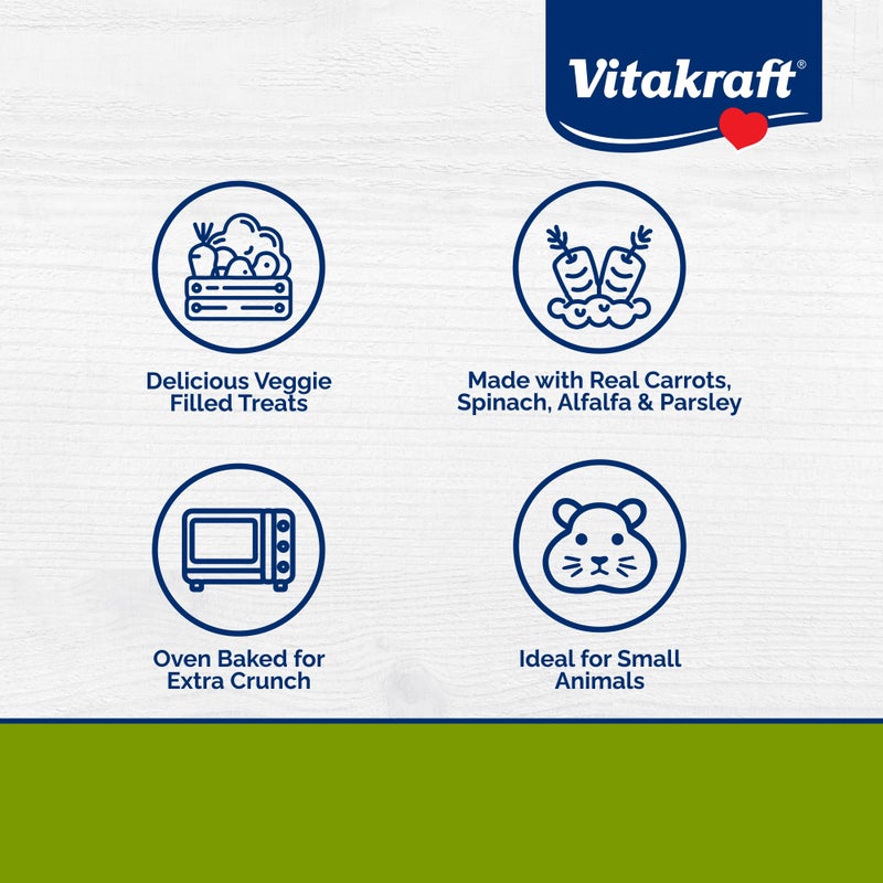 Vitakraft Raviolos Small Animal Treat - Made with Real Vegetables - For Rabbits, Guinea Pigs, and Hamsters Brown 5 Ounce (Pack of 1) - Image 2