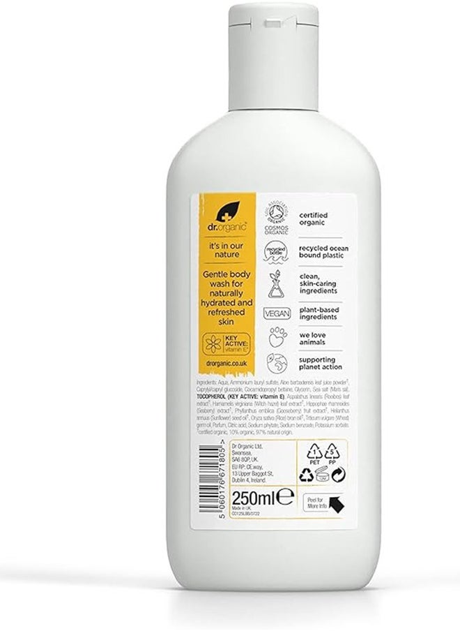 dr.organic Dr. Organic Vitamin E Body Wash, Vegan  - Image 3