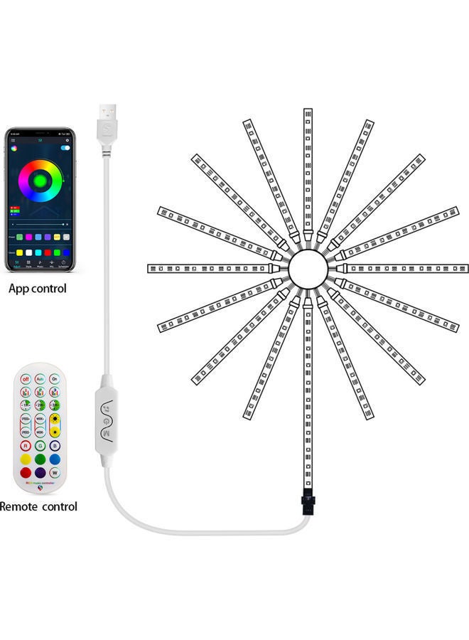 NIBEMINENT Intelligent RGB Dimming Atmospheres Decorative Lamp White 14.00 X 5.50 12.50cm - Image 4